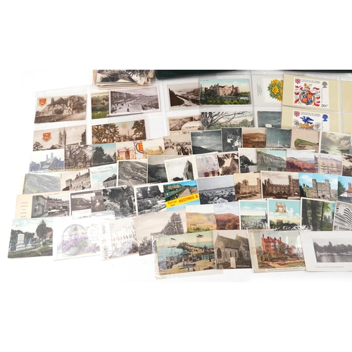 2240 - Early 20th century and later postcards from Sussex and Kent, some loose, predominantly from the Hast... 