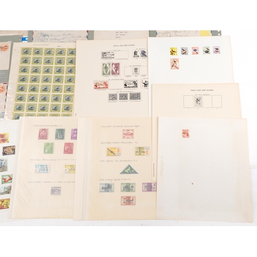 2228A - A small quantity of British and world mint and used stamps to include Papua New Guinea, Pakistan, a ... 