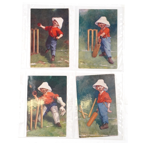 2235 - A quantity of early 20th century and later cricket related postcards to include W. G. Grace.