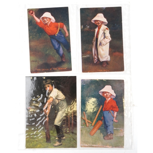 2235 - A quantity of early 20th century and later cricket related postcards to include W. G. Grace.