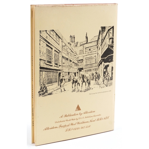 2349 - An Illustrated Map of Charles Dicken's London 1812-1870 by Kenneth William Baxendale, signed by the ... 