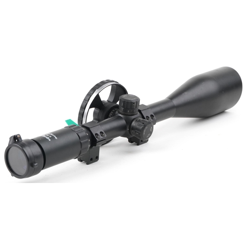 2556 - A Nikko Sterling 10-50 x 60 Nighteater rifle scope, 46cm in length.