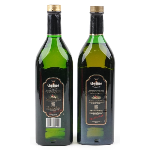 386 - Two bottles of whisky comprising Glenfiddich Special Reserve Single Malt Scotch whisky and Glenfiddi... 