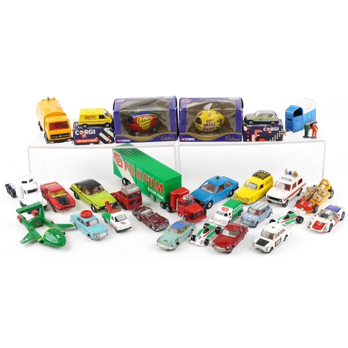 1328 - Vintage and later diecast vehicles including Corgi and Thunderbirds.