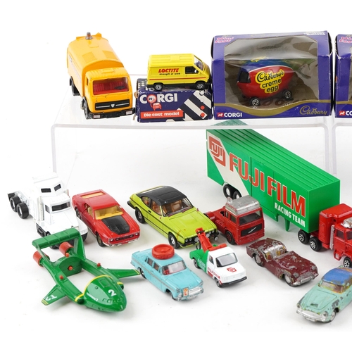 1328 - Vintage and later diecast vehicles including Corgi and Thunderbirds.