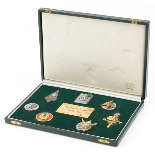 2474 - A set of French Foreign Legion 2nd regiment Distinctive medal group set.