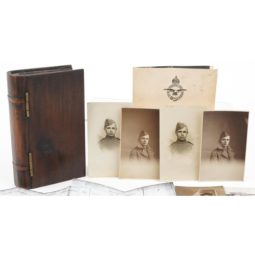 2423 - British Royal Flying Corps militaria relating to 69988.2.A.M.F.COLLINS.R.A.F. including medal pair a... 