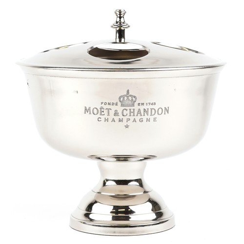 1031 - A Moët & Chandon design four bottle Champagne ice bucket, 37cm high x 37cm in diameter.