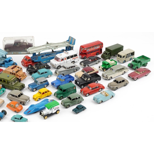 1330 - A collection of diecast vehicles including Corgi and Dinky, unboxed.