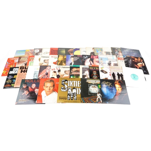 1056 - Vinyl LP records including David Essex, Jim Reeves, Shakin' Stevens, Elvis Presley, Madness, The Hol... 