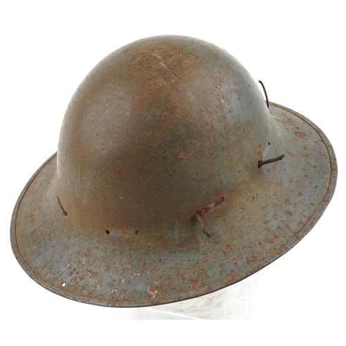 2429 - British military World War II Home Front civilian helmet dated 1941.