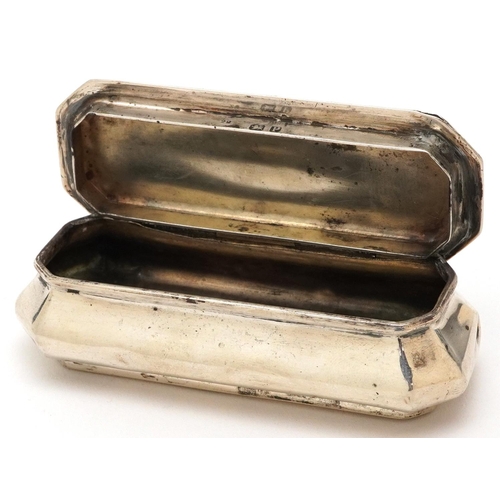 516 - James Deakin & Sons, a Victorian rectangular silver box with hinged lid, Chester 1898, 8.5cm wide, 5... 