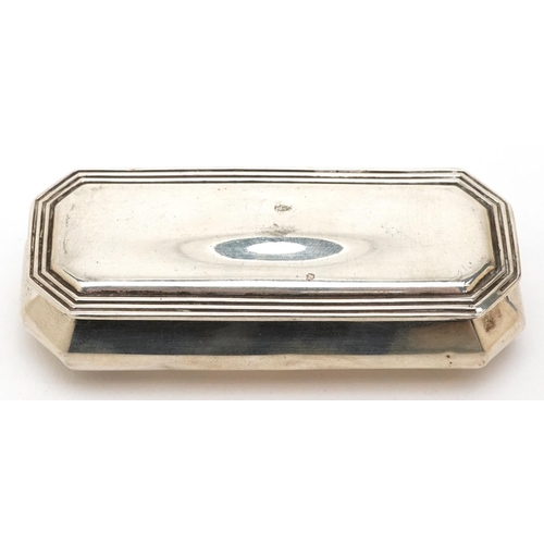 516 - James Deakin & Sons, a Victorian rectangular silver box with hinged lid, Chester 1898, 8.5cm wide, 5... 