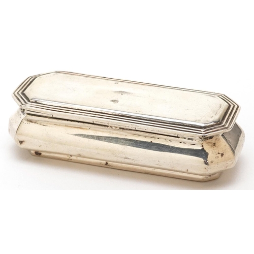 516 - James Deakin & Sons, a Victorian rectangular silver box with hinged lid, Chester 1898, 8.5cm wide, 5... 