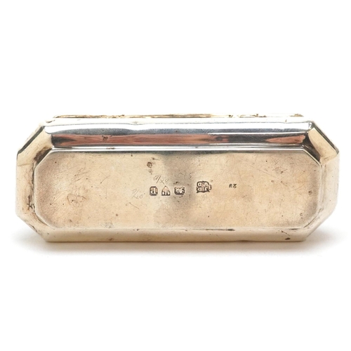 516 - James Deakin & Sons, a Victorian rectangular silver box with hinged lid, Chester 1898, 8.5cm wide, 5... 