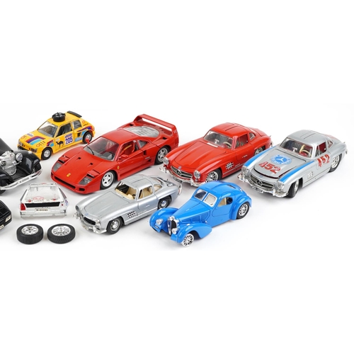 1361 - A collection of vintage and later diecast vehicles including Bburago 1/20 scale models.