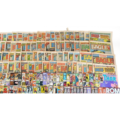 2266 - A large collection of vintage and later comics including The Mighty Thor, All New Ironman, Alpha Fli... 