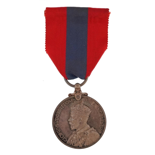 2494 - A George V Faithful Service medal with box awarded to Henry George Tenwick.