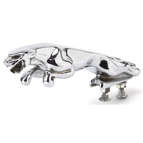 2290 - A chromed Jaguar car mascot.