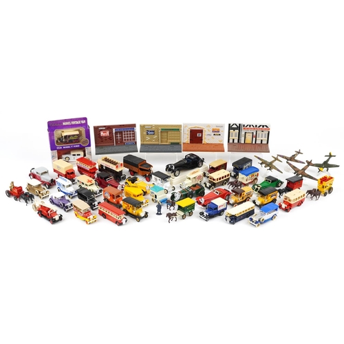 1322 - A small group of diecast vehicles including Days Gone by Lledo and Solido, unboxed.