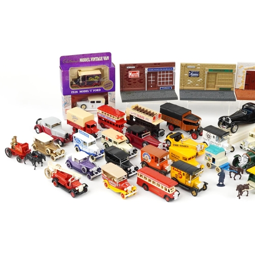 1322 - A small group of diecast vehicles including Days Gone by Lledo and Solido, unboxed.