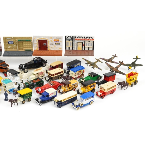 1322 - A small group of diecast vehicles including Days Gone by Lledo and Solido, unboxed.