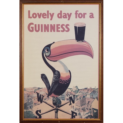 2322 - Five Guinness advertising prints in colour from John Gilroy Series - including number 14, number 6, ... 