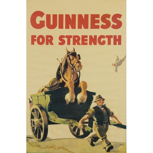 2322 - Five Guinness advertising prints in colour from John Gilroy Series - including number 14, number 6, ... 