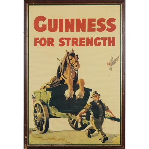 2322 - Five Guinness advertising prints in colour from John Gilroy Series - including number 14, number 6, ... 