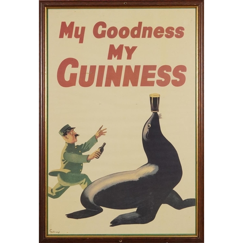 2322 - Five Guinness advertising prints in colour from John Gilroy Series - including number 14, number 6, ... 