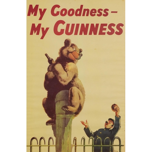 2322 - Five Guinness advertising prints in colour from John Gilroy Series - including number 14, number 6, ... 