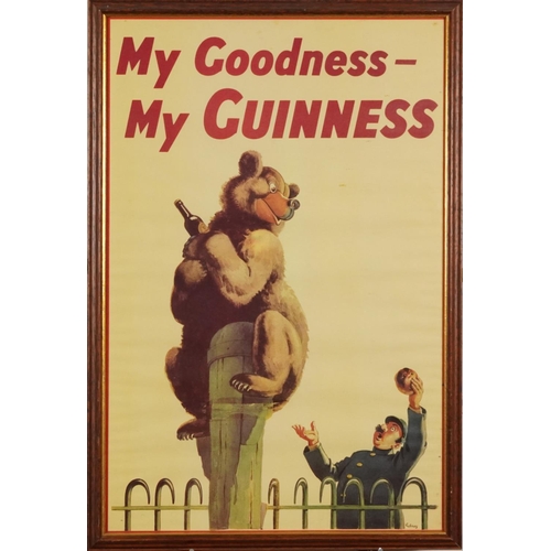 2322 - Five Guinness advertising prints in colour from John Gilroy Series - including number 14, number 6, ... 