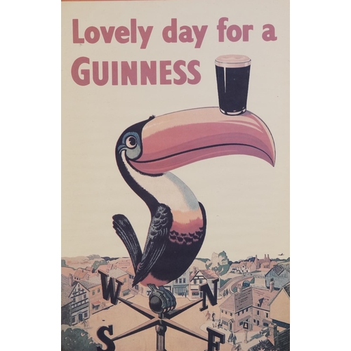 2322 - Five Guinness advertising prints in colour from John Gilroy Series - including number 14, number 6, ... 