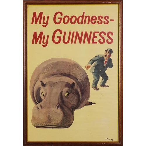 2323 - Five Guinness advertising prints in colour from John Gilroy Series - including Number 4, number 13, ... 