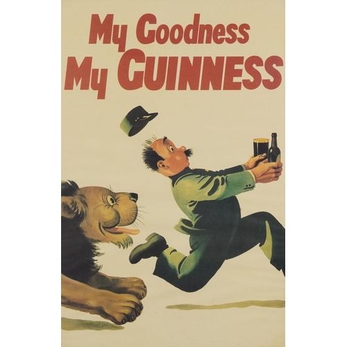 2323 - Five Guinness advertising prints in colour from John Gilroy Series - including Number 4, number 13, ... 