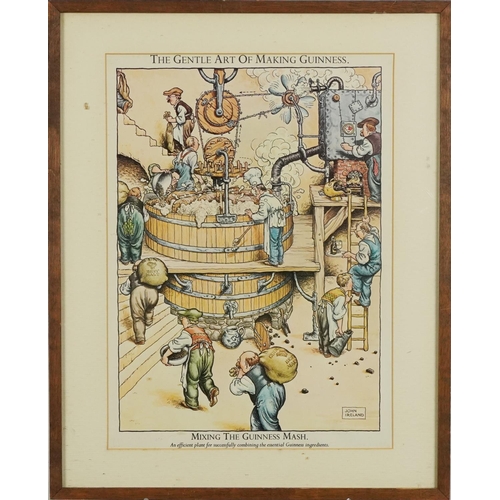  After John Ireland, a set of twelve coloured Guinness advertising prints - The Gentle Art of Making ... 