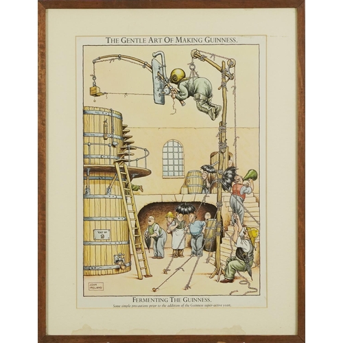  After John Ireland, a set of twelve coloured Guinness advertising prints - The Gentle Art of Making ... 