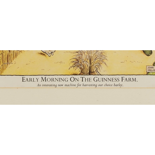  After John Ireland, a set of twelve coloured Guinness advertising prints - The Gentle Art of Making ... 