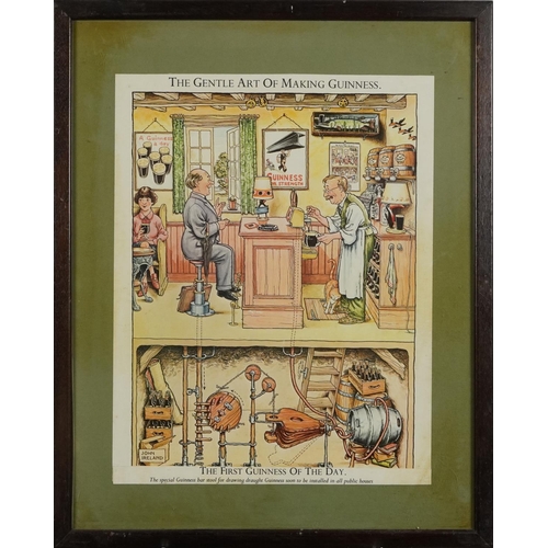  After John Ireland, a set of twelve coloured Guinness advertising prints - The Gentle Art of Making ... 