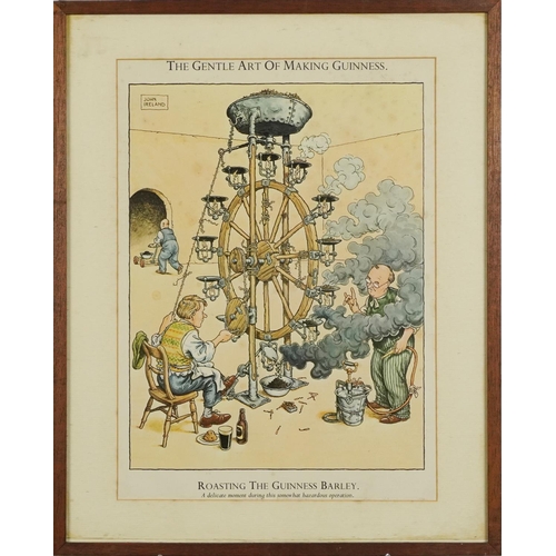  After John Ireland, a set of twelve coloured Guinness advertising prints - The Gentle Art of Making ... 