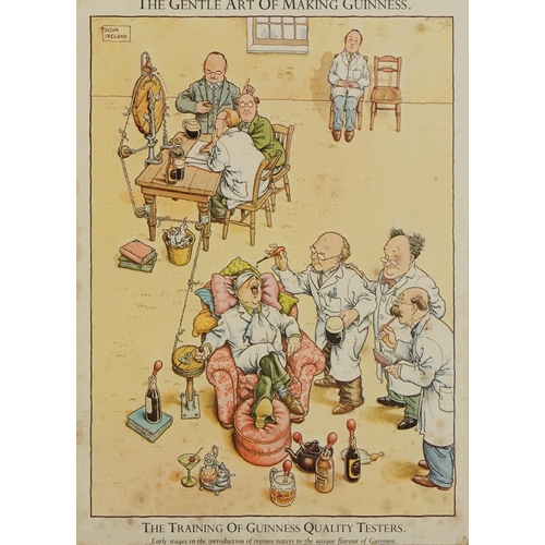  After John Ireland, a set of twelve coloured Guinness advertising prints - The Gentle Art of Making ... 