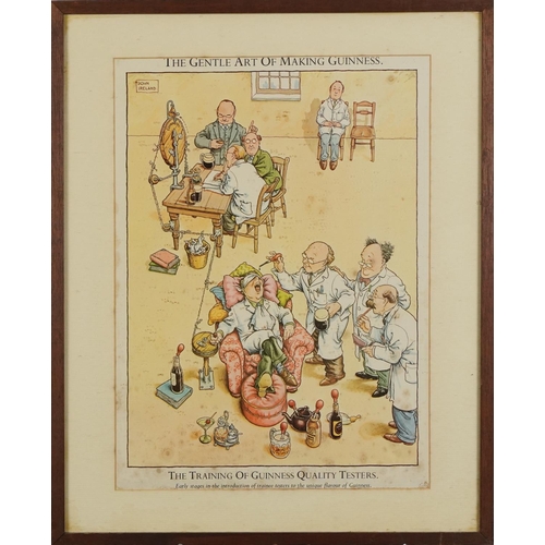  After John Ireland, a set of twelve coloured Guinness advertising prints - The Gentle Art of Making ... 