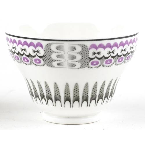 490 - A Wedgwood fine china cup and saucer designed for the Orient Line designed by Edward Bawden.