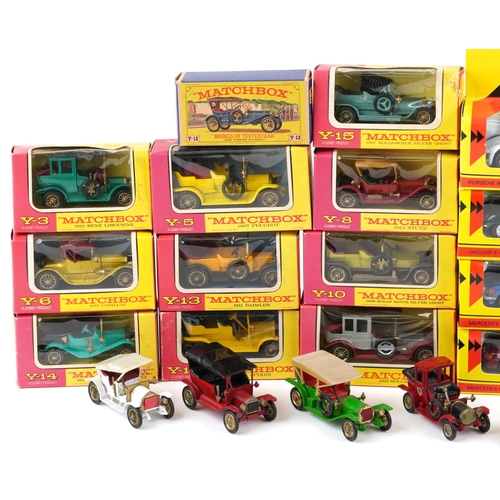 1333 - A collection of diecast vehicles, mostly in boxes, including  Classic Sports Car Collection by Shell... 