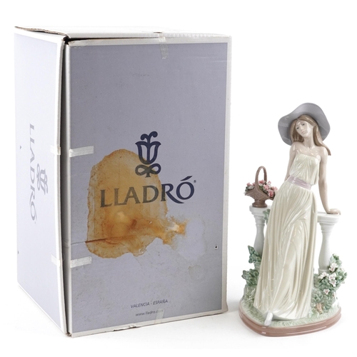 476 - A Lladro figurine - Time for Reflection no. 5378, 32cm high, with box.