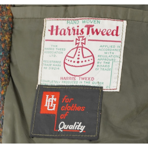 1021 - Three gentlemen's Harris tweed jackets by Hardie James, Stafford and H G.