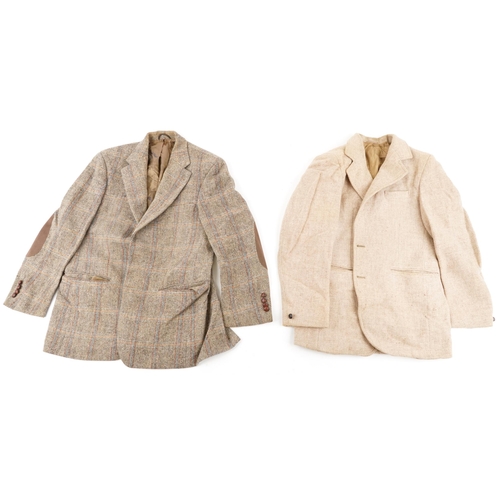 1022 - Three gentlemen's Harris tweed jackets, two by Mario Barutti and C&A.