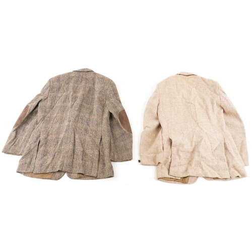 1022 - Three gentlemen's Harris tweed jackets, two by Mario Barutti and C&A.