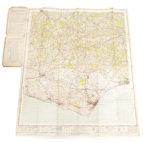 1009 - A Kodak brownie cameras, two other vintage cameras and a collection of vintage Ordnance Survey maps.