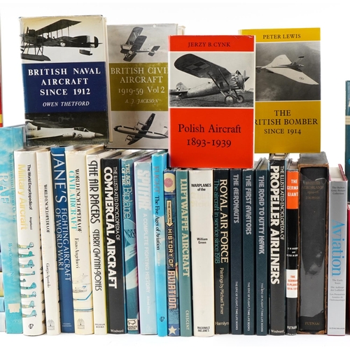 2504 - A collection of military aircraft interest books including Air Enthusiast, Luftwaffe Aircraft Painti... 